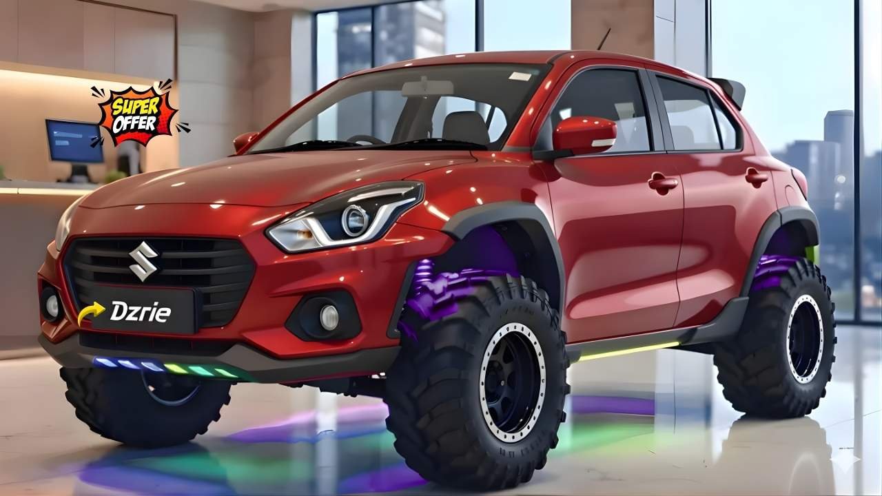Maruti Dzire 2026 Launched 1.2L Engine, 35 KMPL Mileage, 4 Airbags with ₹95,000 New Year Discount
